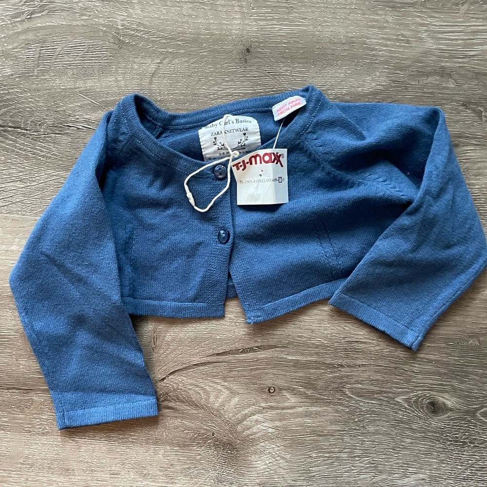 Zara knitwear cropped cardigan